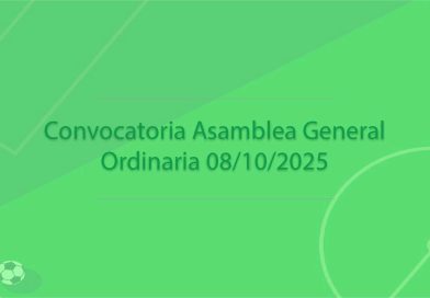 Convocatoria Asamblea General Ordinaria 08/10/2025